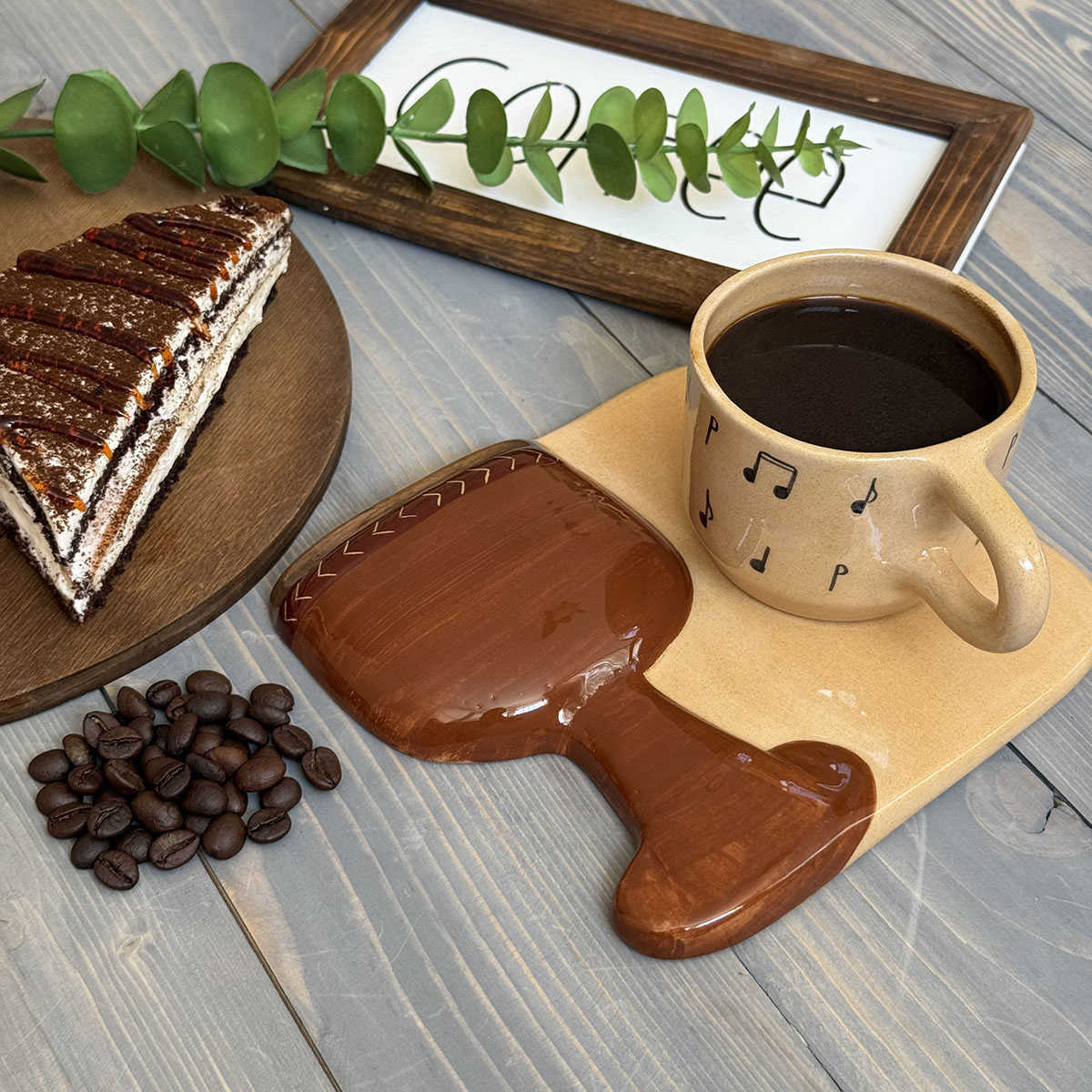 ست قهوهخوری دستساز طرح تنبک