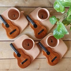 ست قهوه‌خوری دست‌ساز طرح گیتار