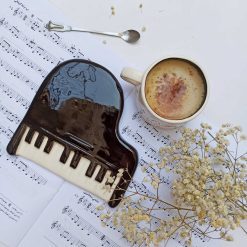 ست قهوه‌خوری دست‌ساز طرح پیانو