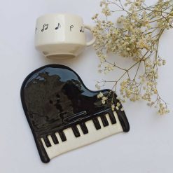 ست قهوه‌خوری دست‌ساز طرح پیانو