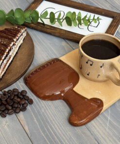 ست قهوه‌خوری دست‌ساز طرح تنبک