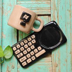 ست چای‌خوری دست‌ساز طرح مهندسی کامپیوتر