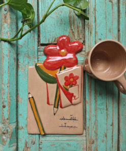 ست چای‌خوری دست‌ساز طرح معلم