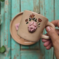 ست چای‌خوری دست‌ساز طرح روانشناس