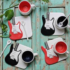 ست چای‌خوری دست‌ساز طرح گیتار الکترونیک