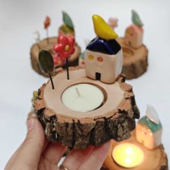 جاشمعی و جاعودی دست‌ساز طرح کلبه جنگلی