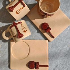 ست چای‌خوری دست‌ساز طرح وکالت