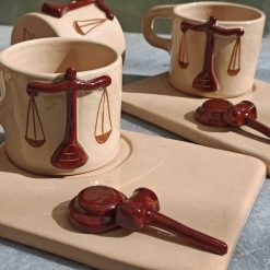 ست چای‌خوری دست‌ساز طرح وکالت